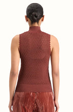 Load image into Gallery viewer, Scotch &amp; Soda -Metallic Pointelle Knit Tank
