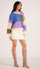 Load image into Gallery viewer, MINKPINK - Lawrence Color Block Knit Sweater
