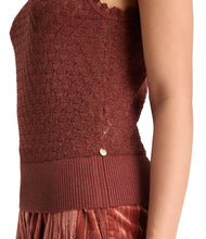 Load image into Gallery viewer, Scotch &amp; Soda -Metallic Pointelle Knit Tank
