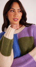 Load image into Gallery viewer, MINKPINK - Lawrence Color Block Knit Sweater
