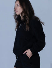 Load image into Gallery viewer, Apres Actif - Embossed Pullover Black
