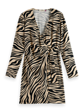 Load image into Gallery viewer, Scotch &amp; Soda - Wrap Dress with Drape Detail

