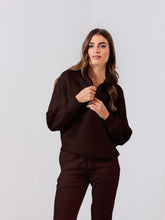 Load image into Gallery viewer, Apres Actif - Embossed Pullover - Espresso
