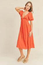 Load image into Gallery viewer, Lush Clothing - Tie Back MIDI Dress
