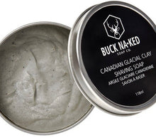 Load image into Gallery viewer, Buck Naked Soap Co. - Canadian Glacial Clay Shaving Soap
